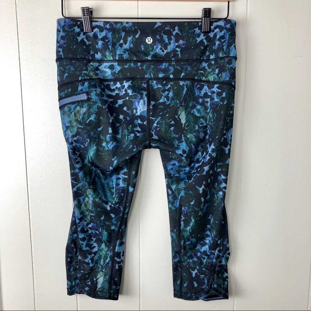Lululemon Watercolor Running Capris